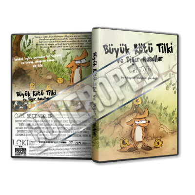 Büyük Kötü Tilki ve Diğer Masallar - 2017 Türkçe Dvd Cover Tasarımı
